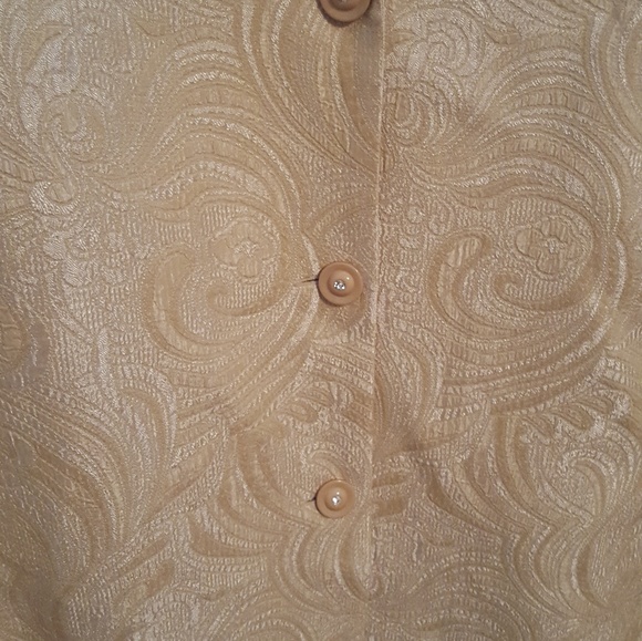 Fancy Muted Gold Jacket 🥂🍍🍾 - Picture 1 of 6